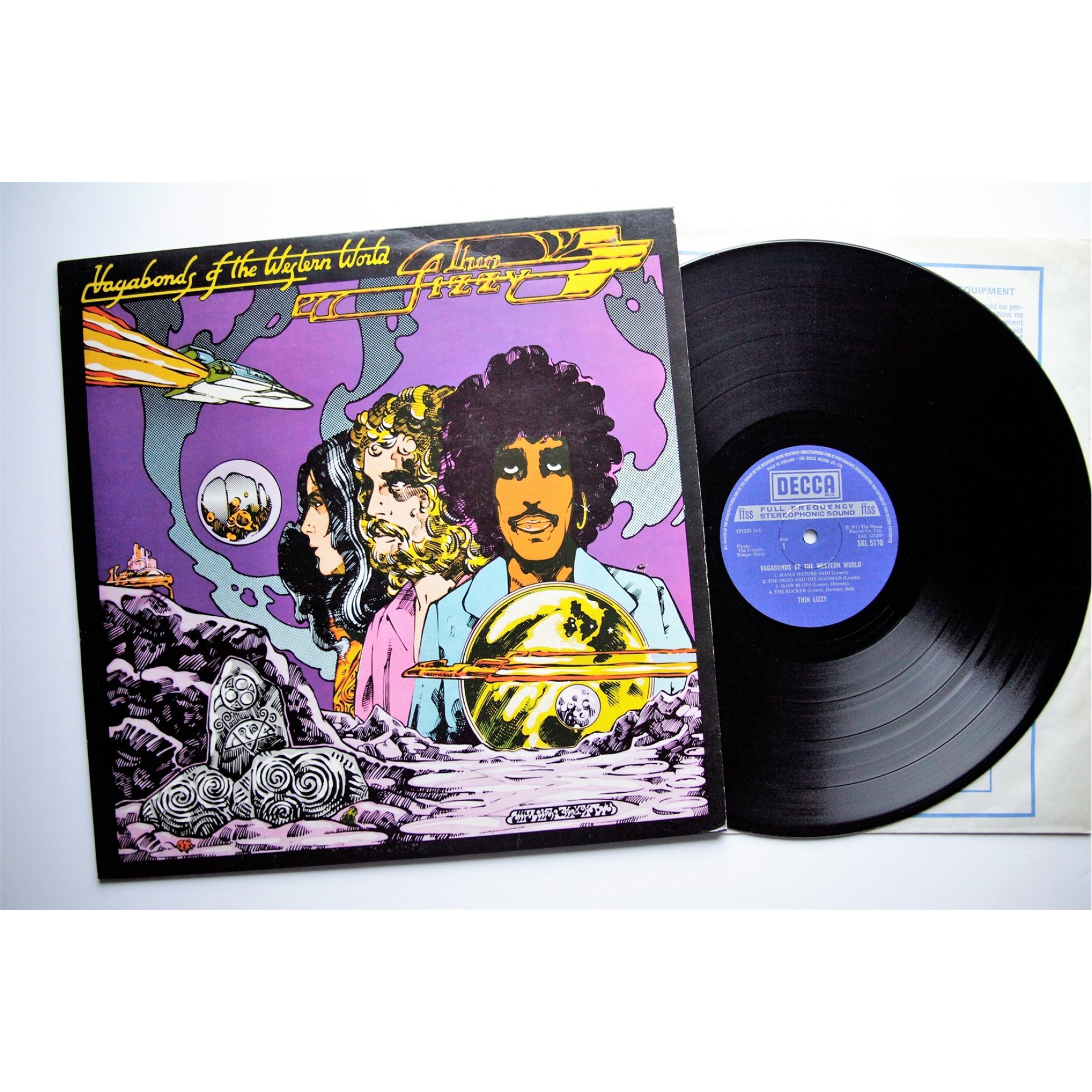 Thin Lizzy, Vagabonds Of The Western World, LP, Vinyl, Original, Decca