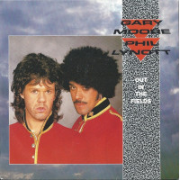 GARY MOORE & PHIL LYNOTT - OUT IN THE FIELDS - 12 UK 1985 - LIMITED EDITION - NEAR MINT