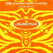 YORK - ON THE BEACH / REACHERS OF CIVILIZATION - 12" UK 2000 - EXCELLENT+