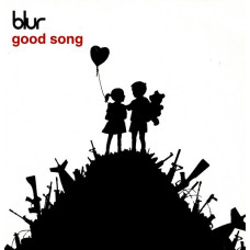 BLUR - GOOD SONG - 7" UK 2003 - RED VINYL - BANKSY COVER - NEAR MINT