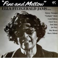 ELLA FITZGERALD - FINE AND MELLOW - LP UK 1979 - EXCELLENT+