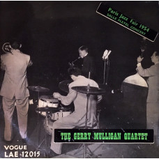 GERRY MULLIGAN QUARTET - PARIS JAZZ FAIR 1954 - LP UK 1956 - NEAR MINT