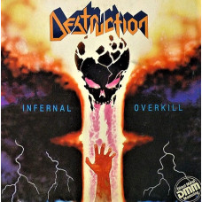 DESTRUCTION - INFERNAL OVERKILL - LP 1986 - EXCELLENT