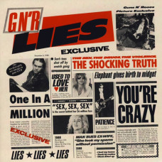 GUNS N' ROSES - LIES - LP 1988 - EXCELLENT