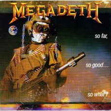 MEGADETH - SO FAR, SO GOOD... SO WHAT! - LP UK 1988 - ORIGINAL - EXCELLENT-