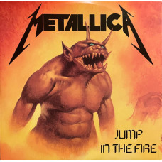 METALLICA - JUMP IN THE FIRE - 12" EP UK 1986 - RED VINYL - EXCELLENT