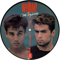 WHAM! - CLUB TROPICANA - 7" UK 1983 - PICTURE DISC - EXCELLENT+ WHAM! - CLUB TROPICANA - 7" UK 1983 - PICTURE DISC - EXCELLENT+
