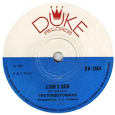 THE KINGSTONIANS - LION'S DEN - 7" UK 1971 - EXCELLENT+