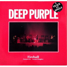 DEEP PURPLE - FIREBALL - 12" UK 1985 - EXCELLENT