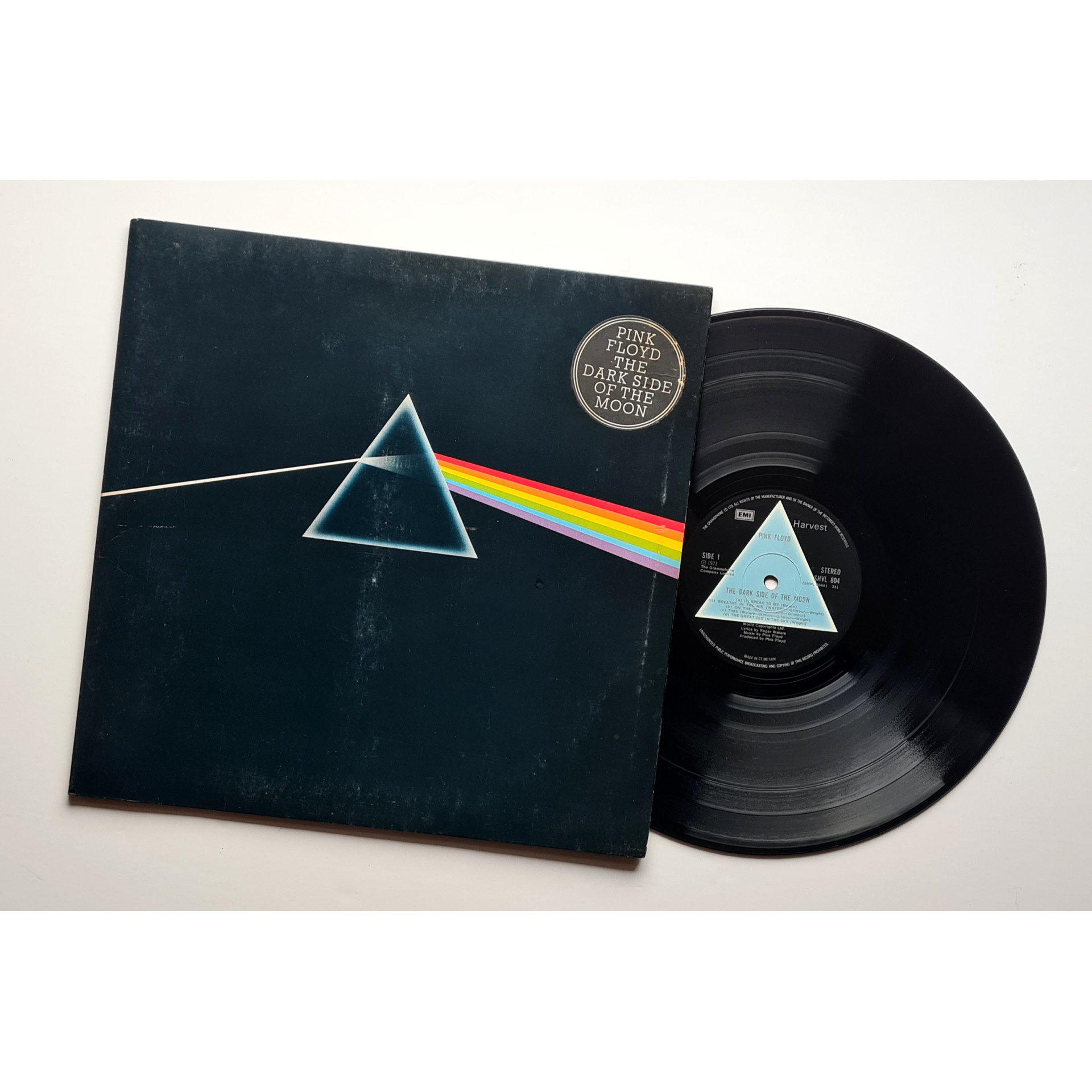 LP PINK FLOYD - THE DARK SIDE OF THE MOON UK PRESS 1973 – recycle