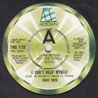 FOUR TOPS - I CAN'T HELP MYSELF - 7" UK 1978 - PROMO - EXCELLENT+ FOUR TOPS - I CAN'T HELP MYSELF - 7" UK 1978 - PROMO - EXCELLENT+