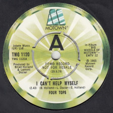 FOUR TOPS - I CAN'T HELP MYSELF - 7" UK 1978 - PROMO - EXCELLENT+